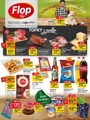 akční leták FLOP TOP 3.9.2025-9.9.2025