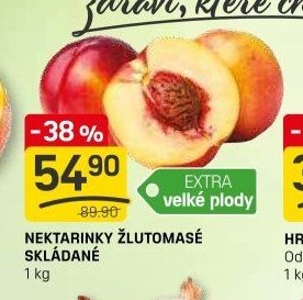 NEKTARINKY ŽLUTOMASÉ SKLÁDANÉ 1 kg