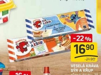 VESELÁ KRÁVA SÝR A KŘUP