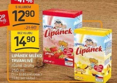 LIPÁNEK MLÉKO TRVANLIVÉ