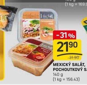 Mexický salát, Pochoutkový salát 140 g