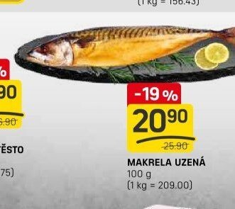 Makrela uzená 100 g