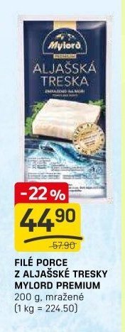 FILÉ PORCE Z ALJAŠSKÉ TRESKY MYLORD PREMIUM