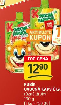 Kapsička ovocná 100% Kubík