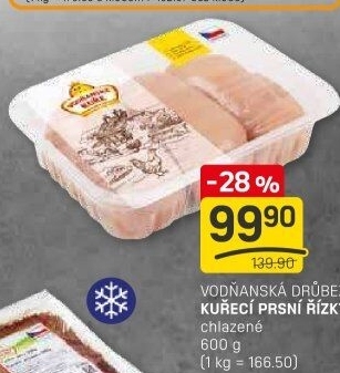 Kuřecí prsní řízky Vodňanské kuře