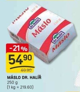 Máslo Dr.Halíř