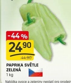 Paprika světlá