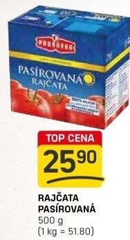 Rajčata pasírovaná Podravka