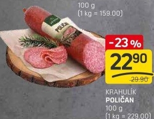 Salám Poličan Krahulík