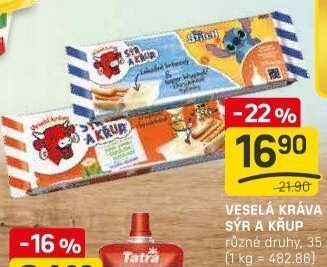 Sýr a křup Veselá kráva