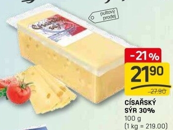 Sýr Císářský 30% Madeta