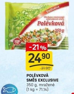Zeleninová polévková směs mražená exclusive