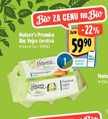 Nature's Promise Bio Vejce čerstvá
