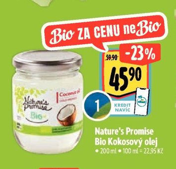 Nature's Promise Bio Kokosový olej