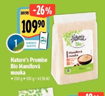 Nature's Promise Bio Mandlová mouka