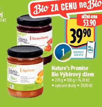 Nature's Promise Bio Výběrový džem