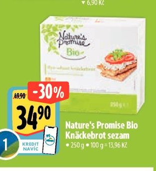 Nature's Promise Bio Knäckebrot sezam