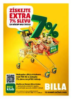 akční leták BILLA 3.9.2025-9.9.2025