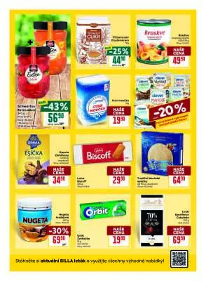 akční leták BILLA 3.9.2025-9.9.2025