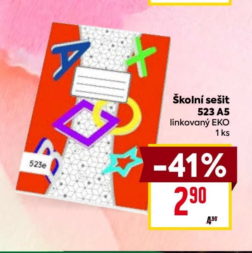 Školní sešit 523 A5