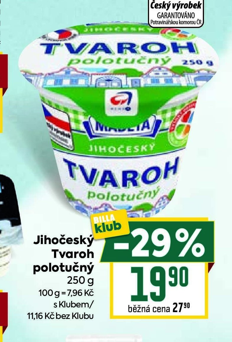 Madeta Jihočeský tvaroh