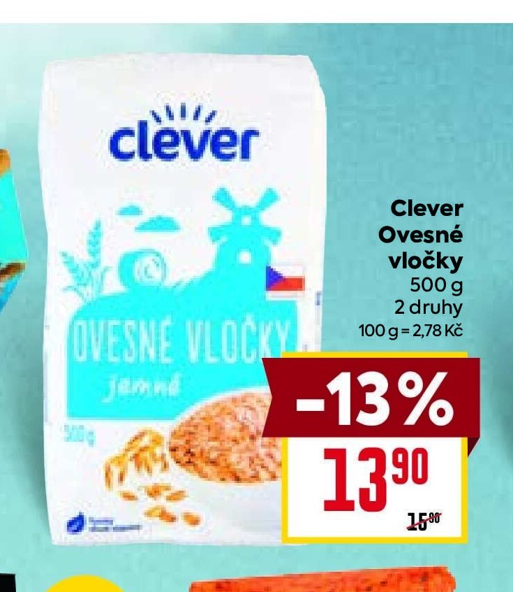 Clever Ovesné vločky