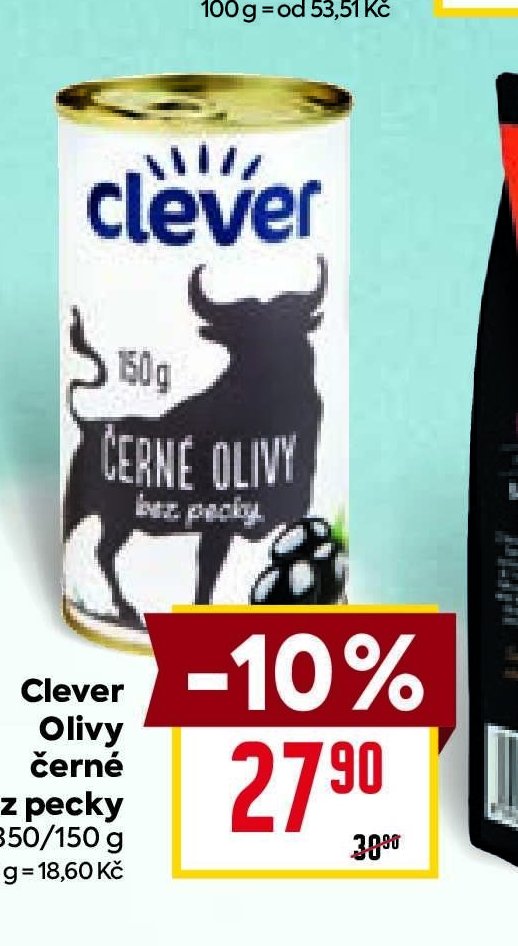 Clever Černé olivy
