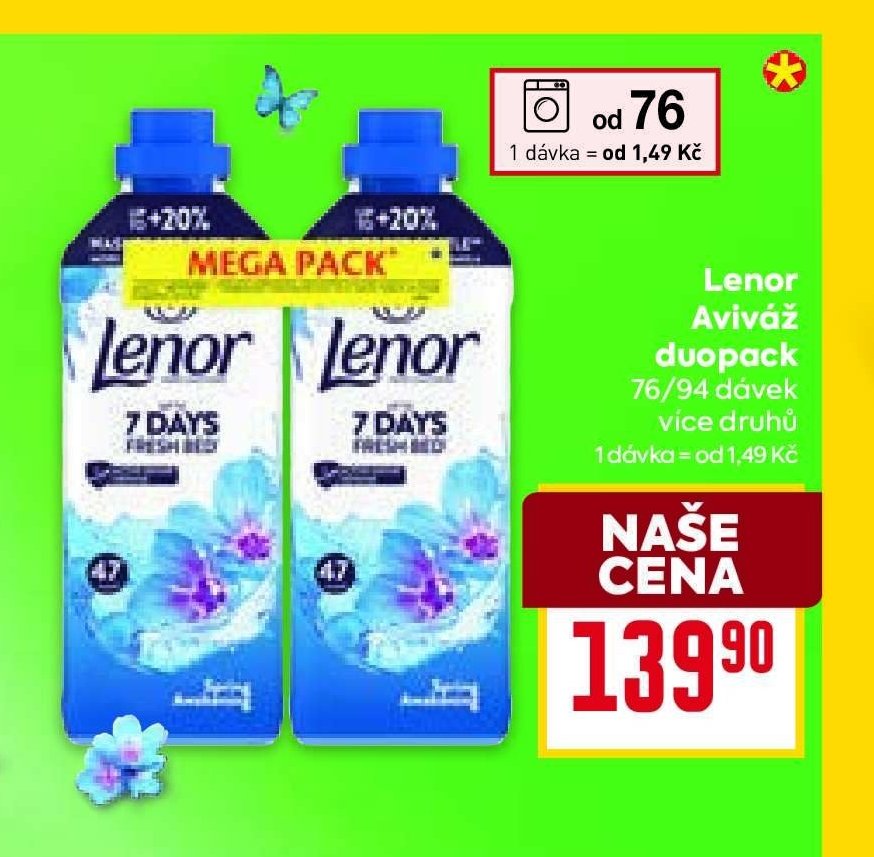 Lenor Aviváž duopack