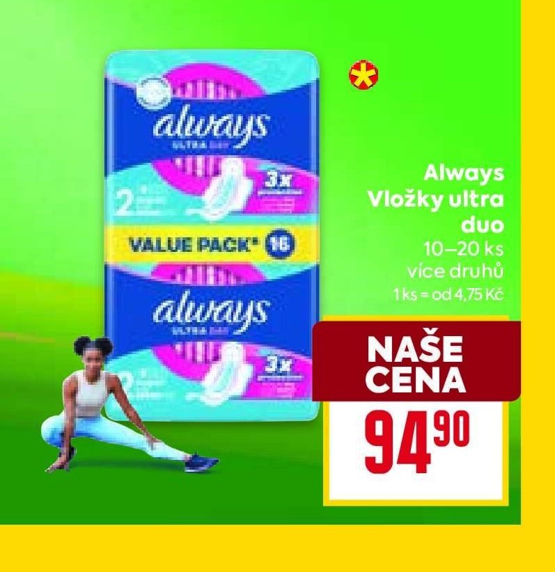 Always Vložky ultra duo