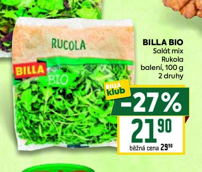 Billa Bio Rucola