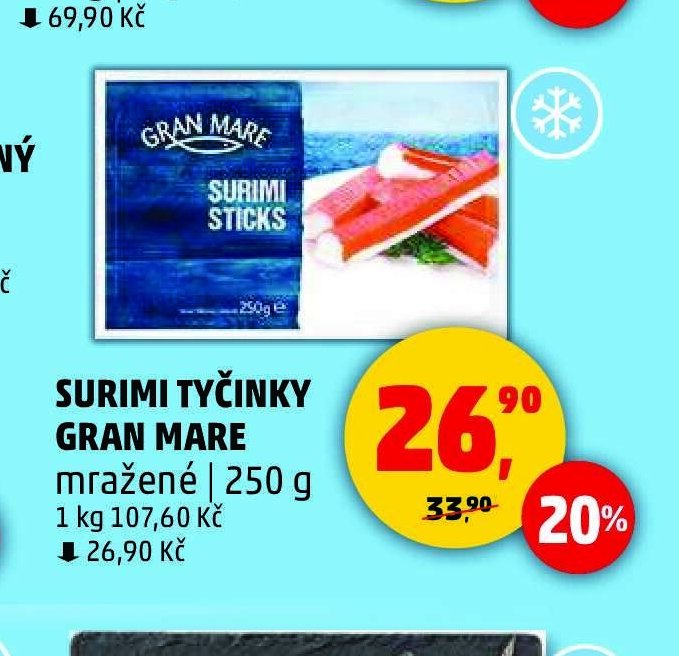 Surimi tyčinky Gran Mare