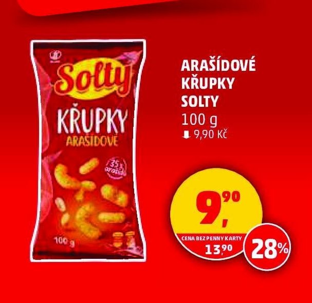 ARAŠÍDOVÉ KŘUPKY SOLTY