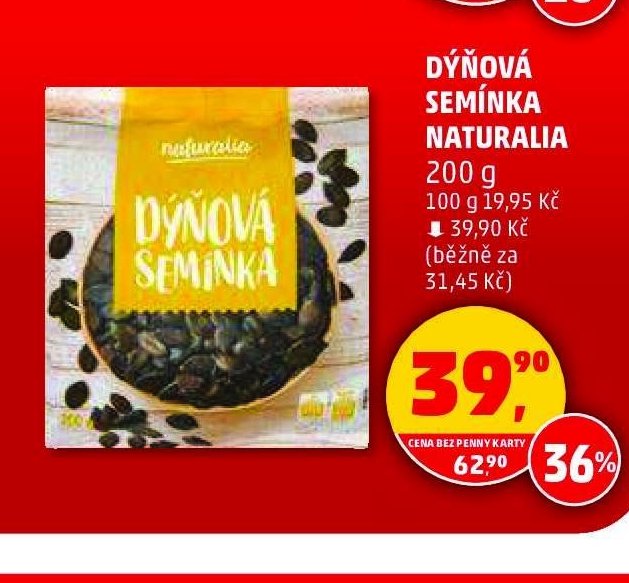 DÝŇOVÁ SEMÍNKA NATURALIA