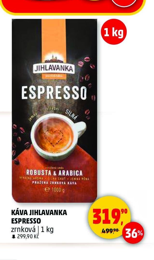 Káva Jihlavanka Espresso