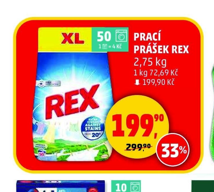 Prací prášek Rex