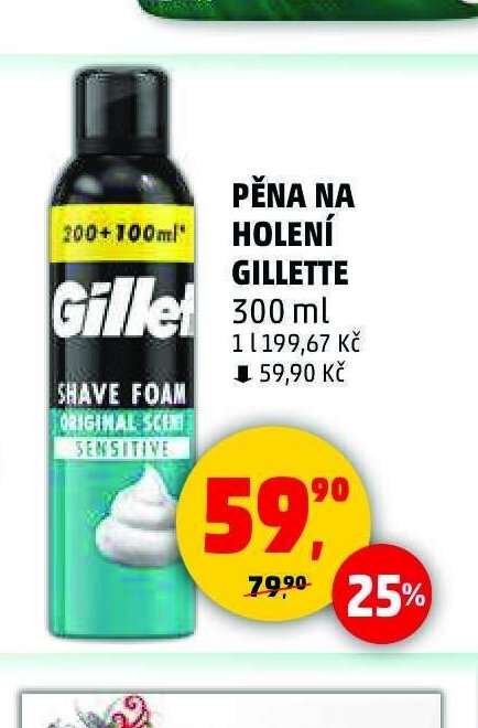 Pěna na holení Gillette