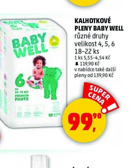 Kalhotkové pleny Baby Well