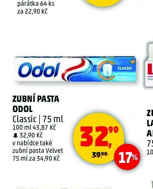 Zubní pasta Odol