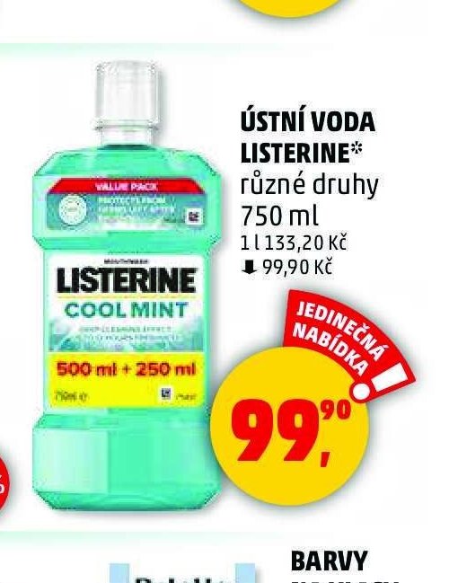 Ústní voda Listerine