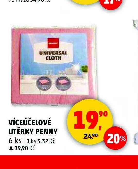 Víceúčelové utěrky Penny
