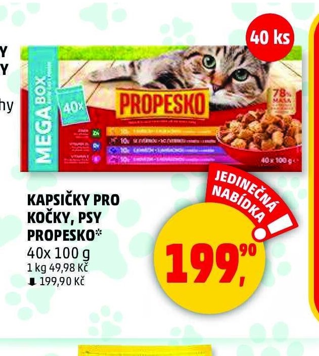KAPSIČKY PRO KOČKY, PSY PROPESKO