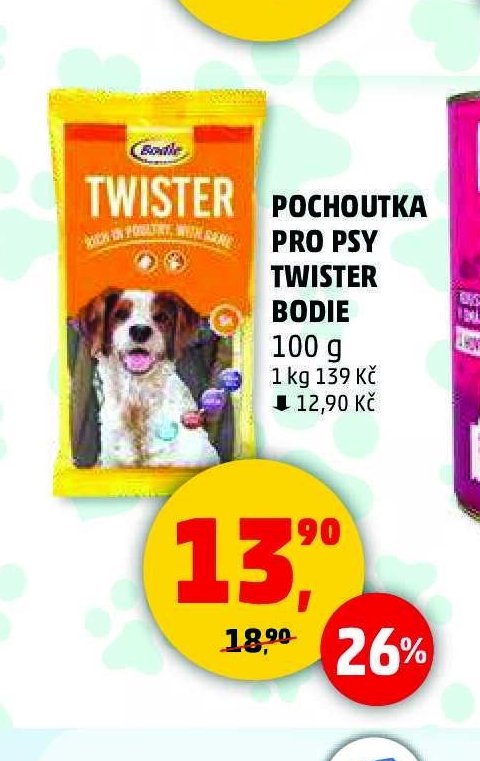 POCHOUTKA PRO PSY TWISTER BODIE