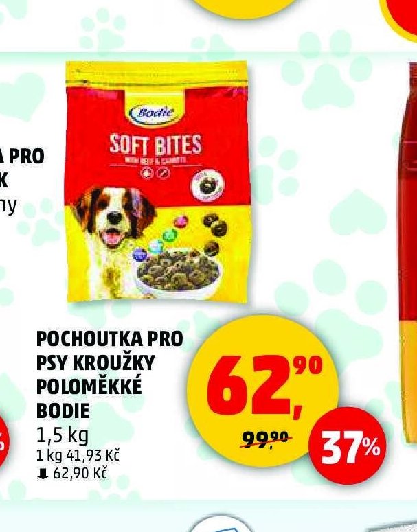 POCHOUTKA PRO PSY KROUŽKY POLOMĚKKÉ BODIE