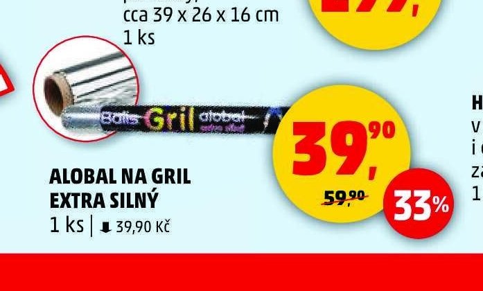 ALOBAL NA GRIL EXTRA SILNÝ