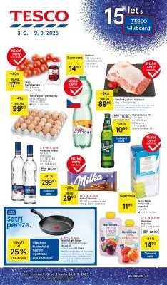 akční leták Tesco 3.9.2025-9.9.2025