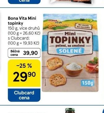 Bona Vita Mini topinky
