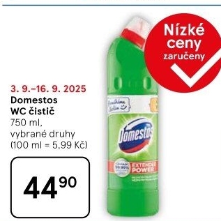 Čistič WC gelový Domestos