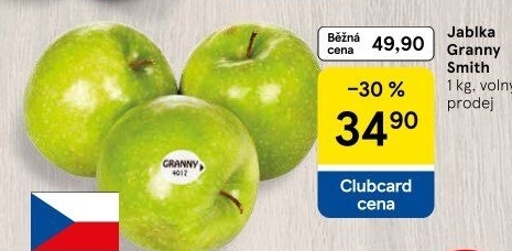 Jablka Granny Smith