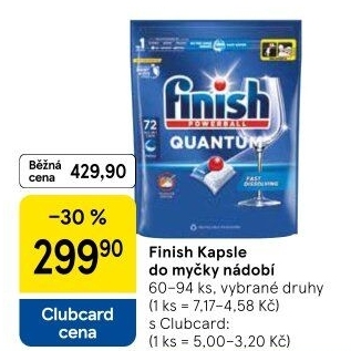 Kapsle do myčky Finish