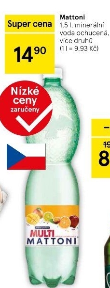 Ochucená voda Mattoni